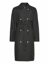 Vmdoreen Long Trenchcoat Boos Trenssi Takki Black Vero Moda