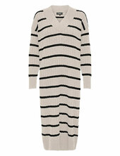 Onlnew Tessa L/s Midi V Dress Knt Polvipituinen Mekko Cream Only