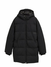 Puffer Parka Parka Takki Black Tom Tailor