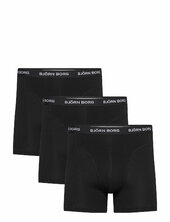 Cotton Stretch Boxer 3p Bokserit Black Björn Borg