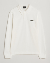 Ps Paul Smith Cotton Logo Rugby Sweater White
