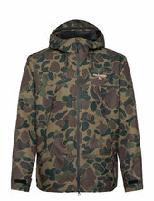 Rec Poly 2l Dobby-ins-bom Parka Takki Multi/patterned Polo Ralph Lauren