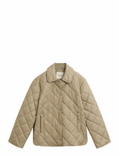 Quilted Jacket With Collar Tikkitakki Beige Gant