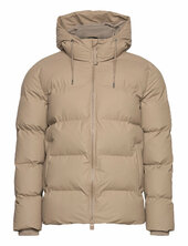 Alta Puffer Jacket W3t3 Vuorillinen Takki Topattu Takki Beige Rains