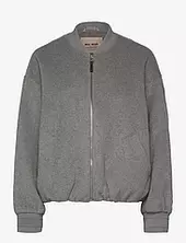 Mmdumont Wool Jacket Bombertakki Grey Mos Mosh
