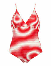 Ibiza Swimsuit Jacquard Uimapuku Uima-asut Red Missya