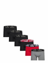 Puma Men Everyday Boxer 6p Ecom Bokserit Black Puma