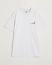 Carhartt Wip American Script Short Sleeve T-shirt Ash Heather