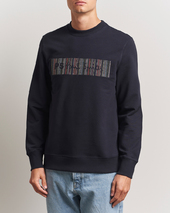 Ps Paul Smith Striped Crew Neck Sweatshirt Navy