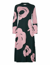 Leikkuu Tumma Polvipituinen Mekko Pink Marimekko