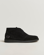 Fred Perry Hawley Suede Chukka Boot Black