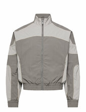 Panelled Track Jacket Ohut Takki Grey Han Kjøbenhavn