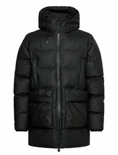 Alta Long Puffer Cargo Jacket W3t4 Vuorillinen Takki Topattu Takki Black Rains