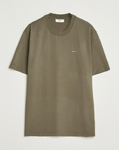 Nn07 Abel Logo Crew Neck T-shirt Capers Green