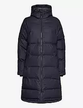 Leia Coat Topattu Pitkä Takki Navy Tretorn