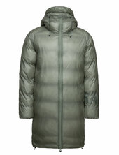 Kevo Long Puffer Jacket W4t4 Vuorillinen Takki Topattu Takki Khaki Green Rains