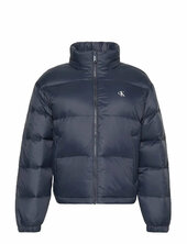 Essential Midweight Puffer Jacke Vuorillinen Takki Topattu Takki Black Calvin Klein Jeans