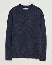 Samsøe Samsøe Nataniel Donegal Knitted Crew Neck Salute Navy