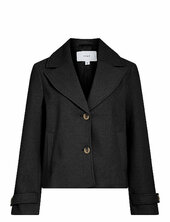 Visolo L/s Short Jacket/tes Villakangastakki Black Vila