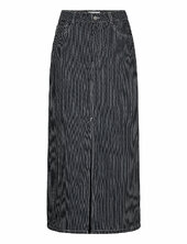 Onlmerle Hw Lon Slit Stripe Skirt Cc Pnt Pitkä Hame Navy Only