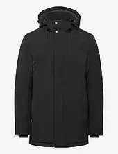 Functional Parka Jacket Vuorillinen Takki Topattu Takki Black Lindbergh
