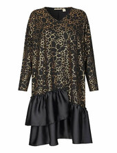 Manylindra Polvipituinen Mekko Black Masai