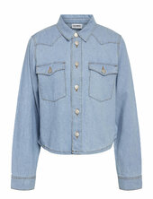 Nmselvi L/s Regular Shirt Az413lb S* Farkkutakki Denimtakki Blue Noisy May