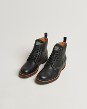 Polo Ralph Lauren Radford Oiled Leather Boot Black Calf