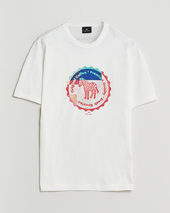 Ps Paul Smith Zebra Bottle Top Crew Neck T-shirt White