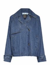 Mableiw Minona Short Coat Farkkutakki Denimtakki Blue Inwear