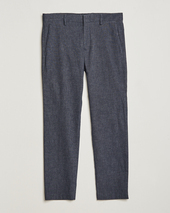 Nn07 Theo Brushed Cotton Trousers Navy Blue