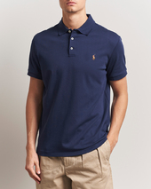 Polo Ralph Lauren Custom Slim Fit Cotton Polo Refined Navy