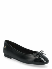 Patent Toe-cap Lthr Ballerina Ballerinat Black Tommy Hilfiger