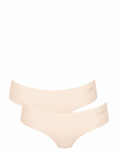 Sloggi Zero Microfibre 2.0 Hipster 2-pack Hipsterit Alushousut Alusvaatteet White Sloggi