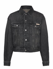 90s Trucker Black Fog Farkkutakki Denimtakki Black Calvin Klein Jeans