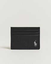 Polo Ralph Lauren Saffiano Leather Credit Card Case Black