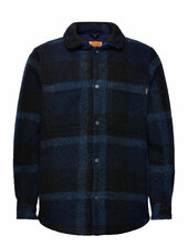 Wool Blend Shacket Villakangastakki Navy Timberland