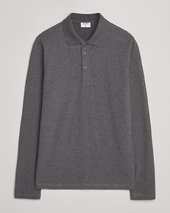 Filippa K Luke Lycra Polo Shirt Anthracite Melange