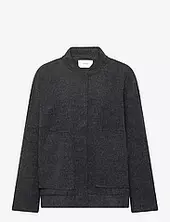 Vicecilie Wool Bomber Jacket Villakangastakki Grey Vila