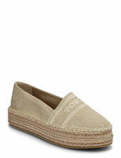 Denim Platform Espadrille Matalat Sandaalit Espadrillot Beige Tommy Hilfiger