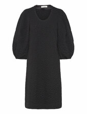 Mellyiw Dress Polvipituinen Mekko Black Inwear
