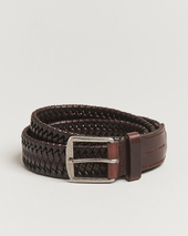 Tiger Of Sweden Braidant Braided Belt Dark Brown