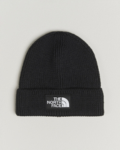 The North Face Logo Box Cuffed Beanie Black