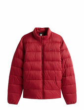 Mid Weight Stand Collar Jkt Vuorillinen Takki Topattu Takki Red Tommy Hilfiger