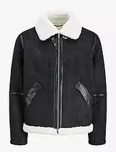 Jjcole Aviator Jacket Nahkatakki Black Jack & J S