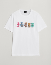 Ps Paul Smith Robots Crew Neck T-shirt White