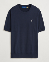 Polo Ralph Lauren Knitted Short Sleeve Tee Hunter Navy