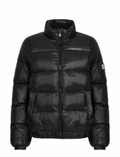 Urban Explorer Puffer Jacket Vuorillinen Takki Topattu Takki Black Röhnisch