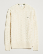 Lacoste Carded Wool Cable Crew Neck Lapland