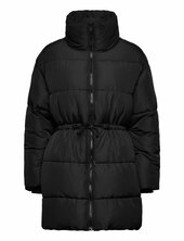 Jacket Topattu Pitkä Takki Black Monki
